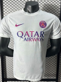 24-25 PSG White Casual style Player Version Training shirts