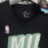 T115 Bucks MIL Black High Quality Casual T-Shirt