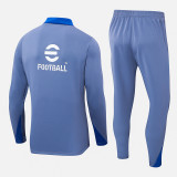 24-25 INT Grey Half Pull Tracksuit (半拉链)