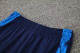 24-25 Italy Royal Blue Kids Half Pull Tracksuit (童装)(半拉链)