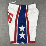 NETS White City Edition Top Quality NBA Pocket Pants #篮网队