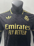 24-25 RMA Black Special Edition Player Version Soccer Jersey #三叶黑