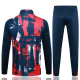 24-25 PSG Royal blue Jacket Tracksuit #A757(喷墨)