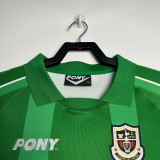 1997-1999 TOT Green GoalKeeper Long Sleeve Retro Soccer Jersey (长袖)