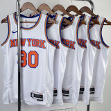 22-23 KNICKS BARRETT #9 White Top Quality Hot Pressing NBA Jersey