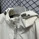 2024 VANS Velvet Thickened warm Beige Outdoor Jackets #F7加绒冲锋衣
