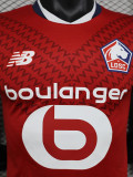 24-25 Lille Home Player Version Soccer Jersey