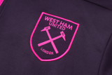 24-25 West Ham Purple Half Pull Tracksuit (半拉链)