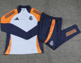 24-25 RMA Blue Yellow Kids Half Pull Tracksuit (童装)(半拉链)