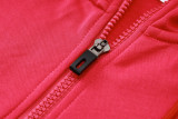 24-25 BAR Red Hoodie Half Pull Tracksuit #F555半拉连帽