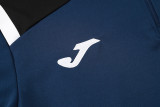 2024 JOM Royal blue Half Pull Tracksuit #2492(半拉链)