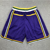JAZZ Purple City Edition Top Quality NBA Pocket Pants *爵士队