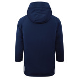 24-25 Bayern Royal Blue Hooded Windbreaker Fabric Cotton Coat #G198(白标)