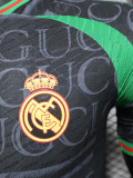 24-25 RMA Black Green Special Edition Player Version Soccer Jersey