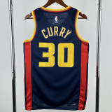24-25 WARRIORS CURRY #30 Royal blue City Edition Top Quality Hot Pressing NBA Jersey