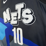 23-24 NETS SIMMONS #10 Blue Black City Edition Top Quality Hot Pressing NBA Jersey