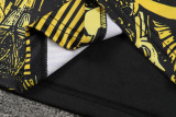 24-25 Brazil Yellow black Kids Half Pull Special Edition (童装)(半拉链)