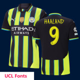 24-25 Man City Away Player Version Soccer Jersey