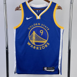 22-23 WARRIORS IGUODALA #9 Blue Top Quality Hot Pressing NBA Jersey (V领)