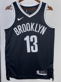 22-23 Nets HARDEN #13 Black Top Quality Hot Pressing NBA Jersey