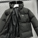 24-25 MF5 UA Black Hooded Cotton Coat #棉衣