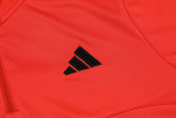 24-25 Man Utd Red Kids Half Pull Tracksuit (童装)(半拉链)