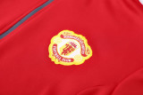 24-25 Man Utd Red Jacket Tracksuit