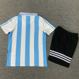 1994 Argentina Home Kids Retro Soccer Jersey