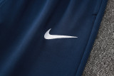 2024 NK Royal Blue Half Pull Tracksuit #05(半拉链)(红色领)