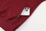 24-25 PSG Jujube red Jacket Tracksuit #01