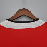 2005-2006 Man Utd Home Long sleeve Retro soccer jersey (长袖)