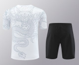 24-25 RMA White Training Short Suit #龙