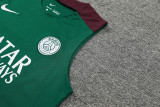 24-25 PSG Green Tank top and shorts suit
