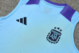 24-25 Argentina Light blue Tank top and shorts suit