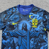 24-25 Brazil Blue Special Edition Fans Soccer Jersey *耶稣蓝色