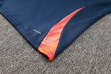 24-25 Man Utd Royal blue Kids Half Pull Tracksuit (童装)(半拉链)