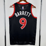 22-23 Raptors BARRETT #9 Black Top Quality Hot Pressing NBA Jersey (Trapeze Edition)飞人版