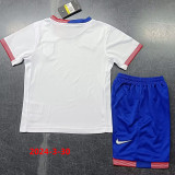 24-25 USA Home Kids Soccer Jersey