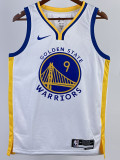 22-23 WARRIORS IGUODALA #9 White Top Quality Hot Pressing NBA Jersey (V领)