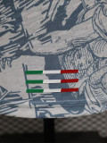 24-25 Italy Grey White Special Edition Player Version Soccer Jersey