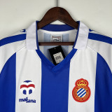 1984-1989 Espanyol Home Retro Soccer Jersey