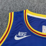 Warriors POOLE #3 Blue 75th Anniversary Retro NBA Jersey