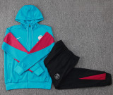 24-25 PSG Lake blue Hoodie Jacket Tracksuit #F568