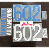24-25 Marseille Home Fans Soccer Jersey (Print all Sponsor)