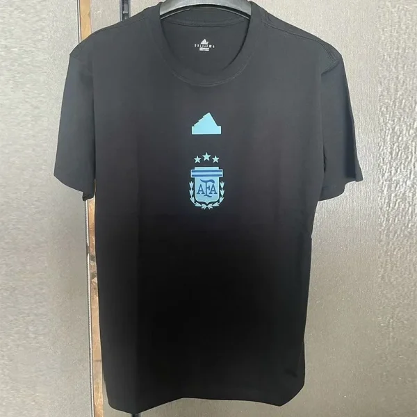24-25 Argentina Black High Quality Casual T-Shirt