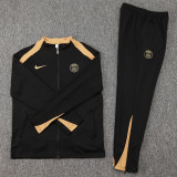 24-25 PSG Black Jacket Tracksuit