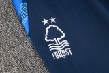 24-25 Nottingham Forest Royal blue Half Pull Tracksuit (半拉链)