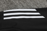 2024 AD Black Kids Half Pull Tracksuit (童装)(半拉链)