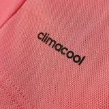 2015-2016 JUV Away Pink Retro Long Sleeve Soccer Jersey (长袖)