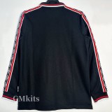1998-1999 Man Utd Black Long Sleeve Retro Soccer Jersey (长袖)